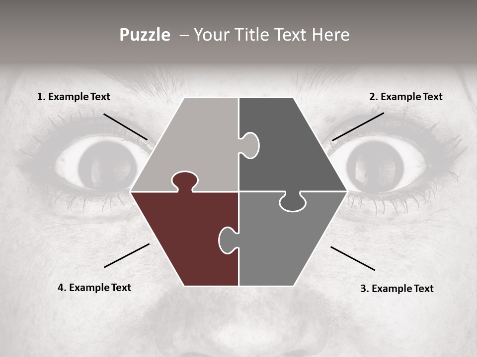 One Disbelief Toned PowerPoint Template