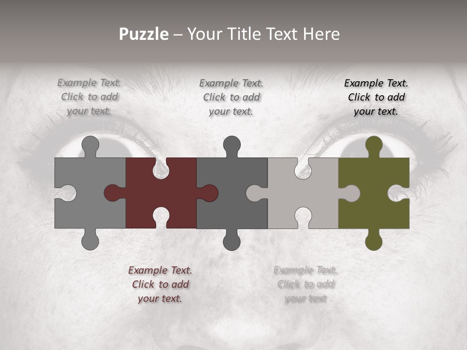 One Disbelief Toned PowerPoint Template