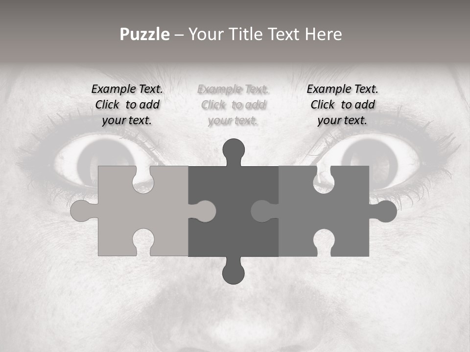 One Disbelief Toned PowerPoint Template