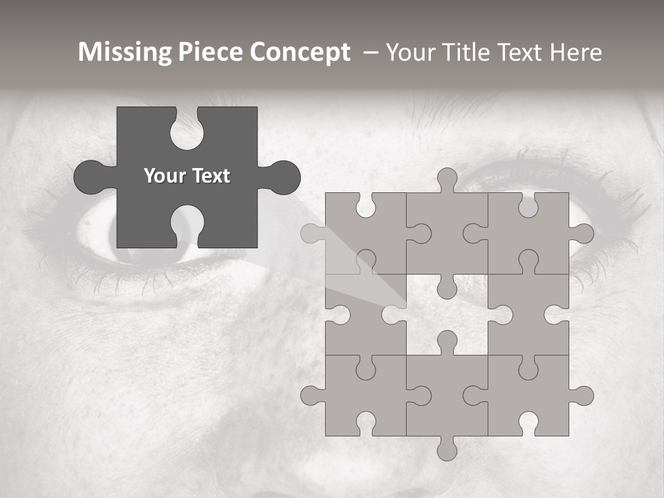 One Disbelief Toned PowerPoint Template