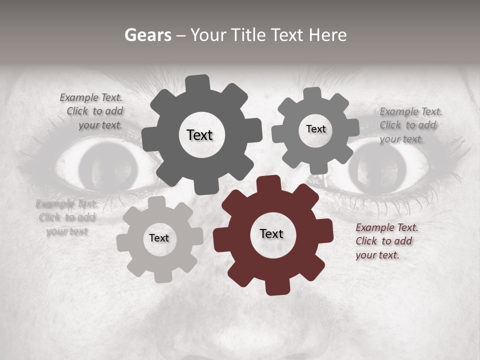 One Disbelief Toned PowerPoint Template