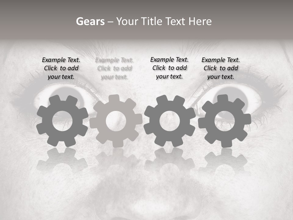 One Disbelief Toned PowerPoint Template