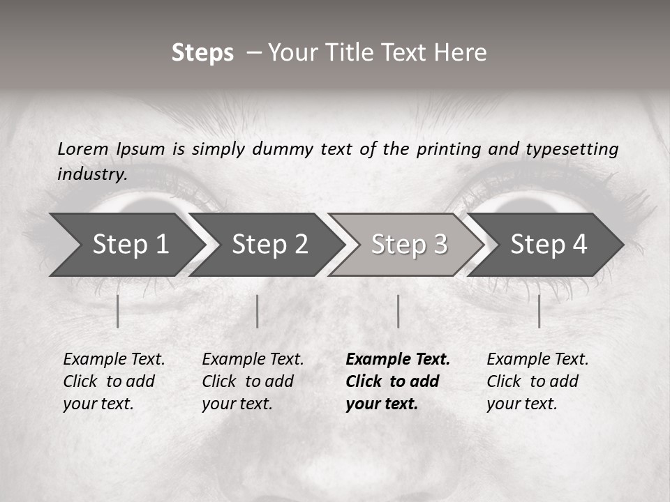 One Disbelief Toned PowerPoint Template