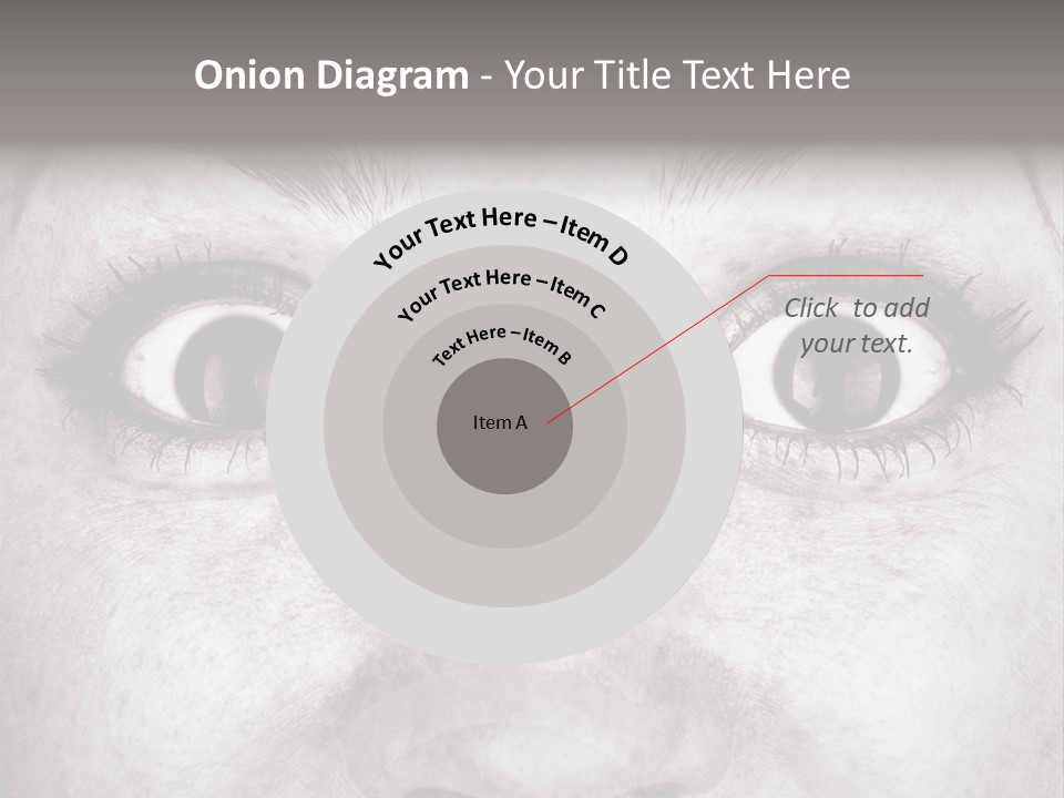 One Disbelief Toned PowerPoint Template