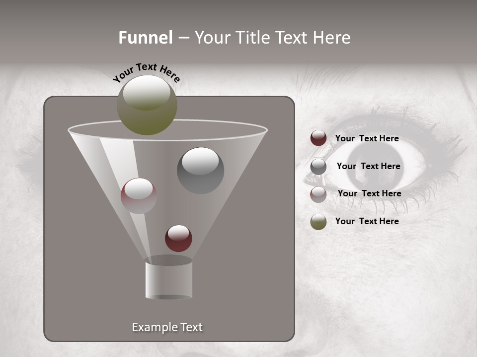 One Disbelief Toned PowerPoint Template