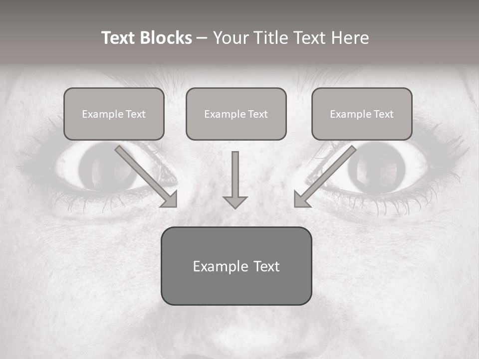 One Disbelief Toned PowerPoint Template