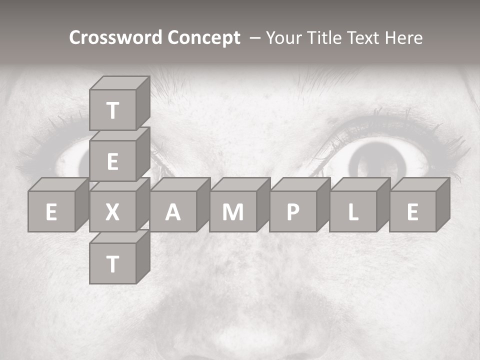 One Disbelief Toned PowerPoint Template