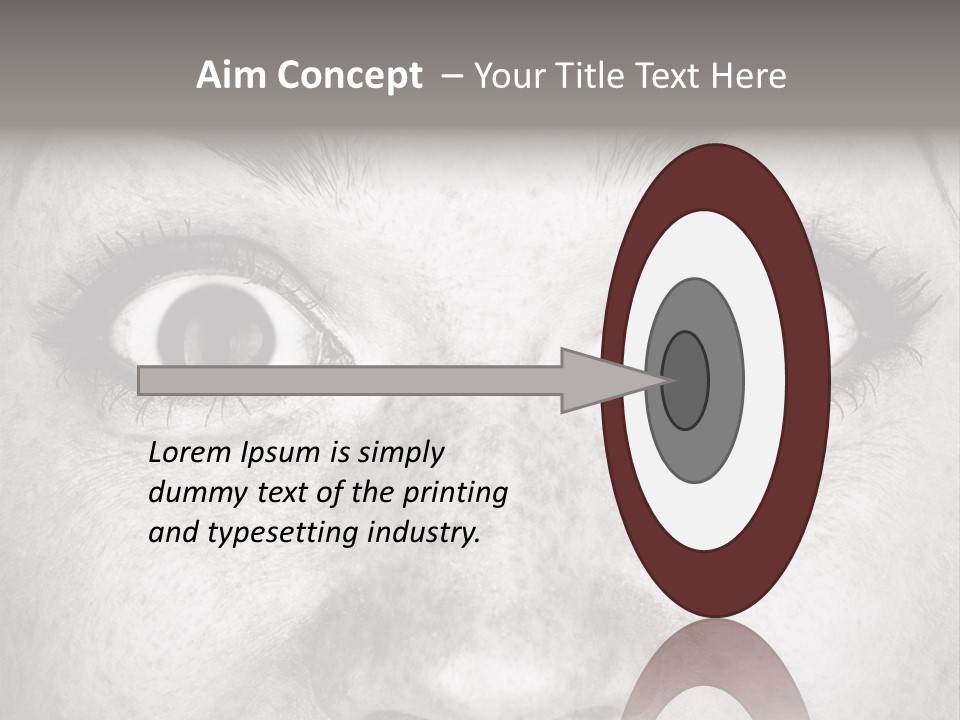 One Disbelief Toned PowerPoint Template