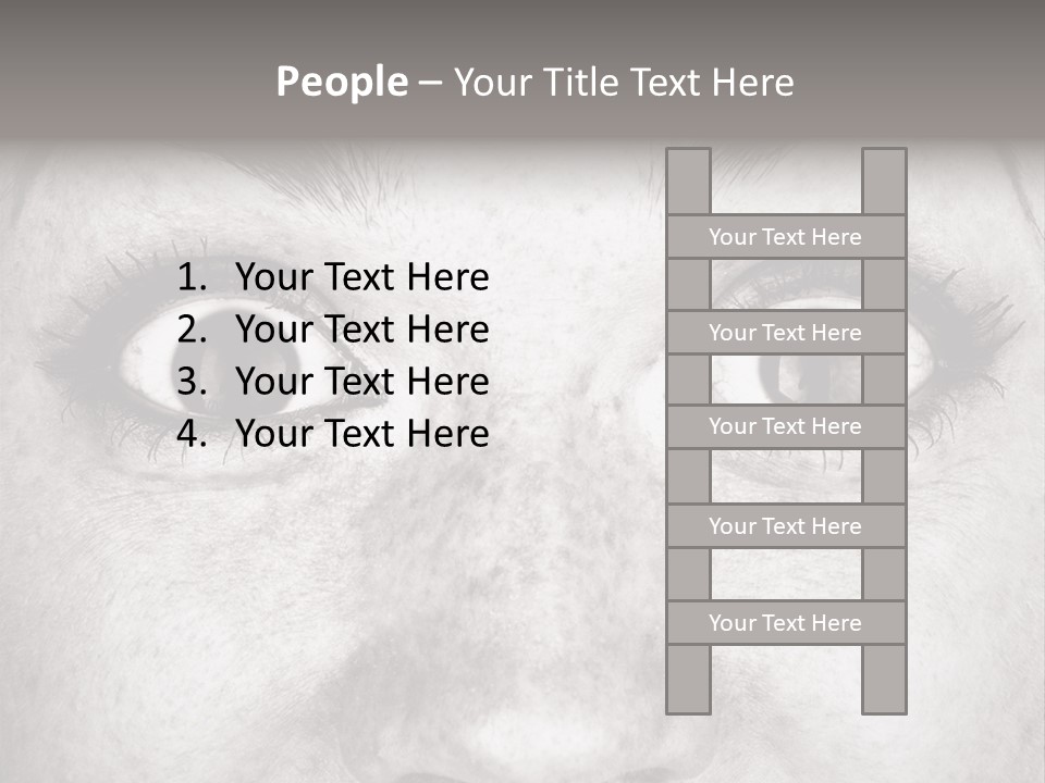 One Disbelief Toned PowerPoint Template