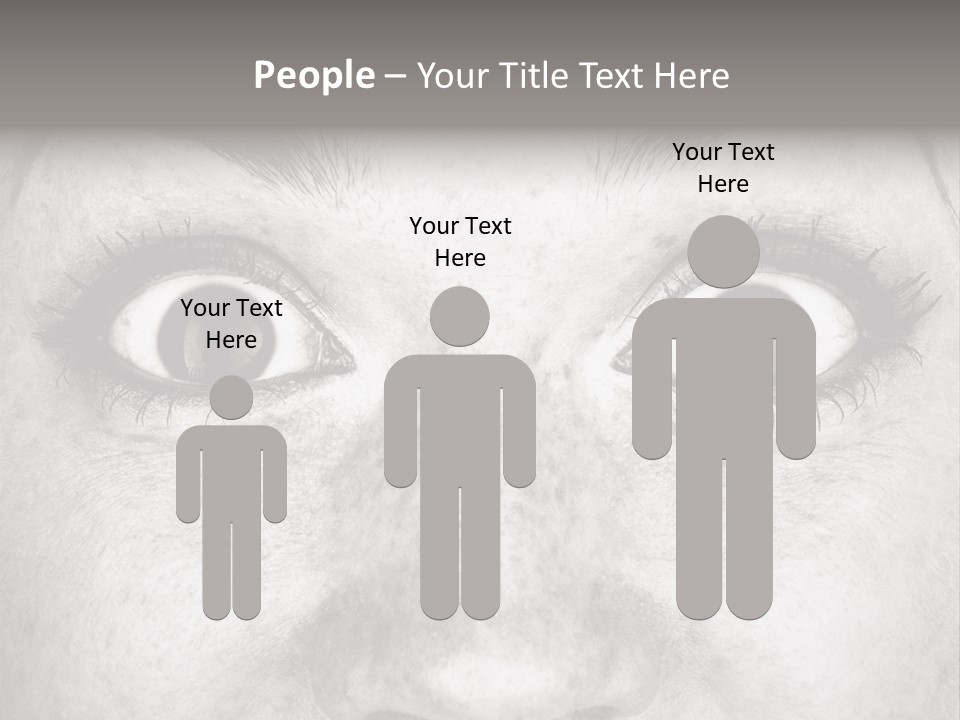 One Disbelief Toned PowerPoint Template