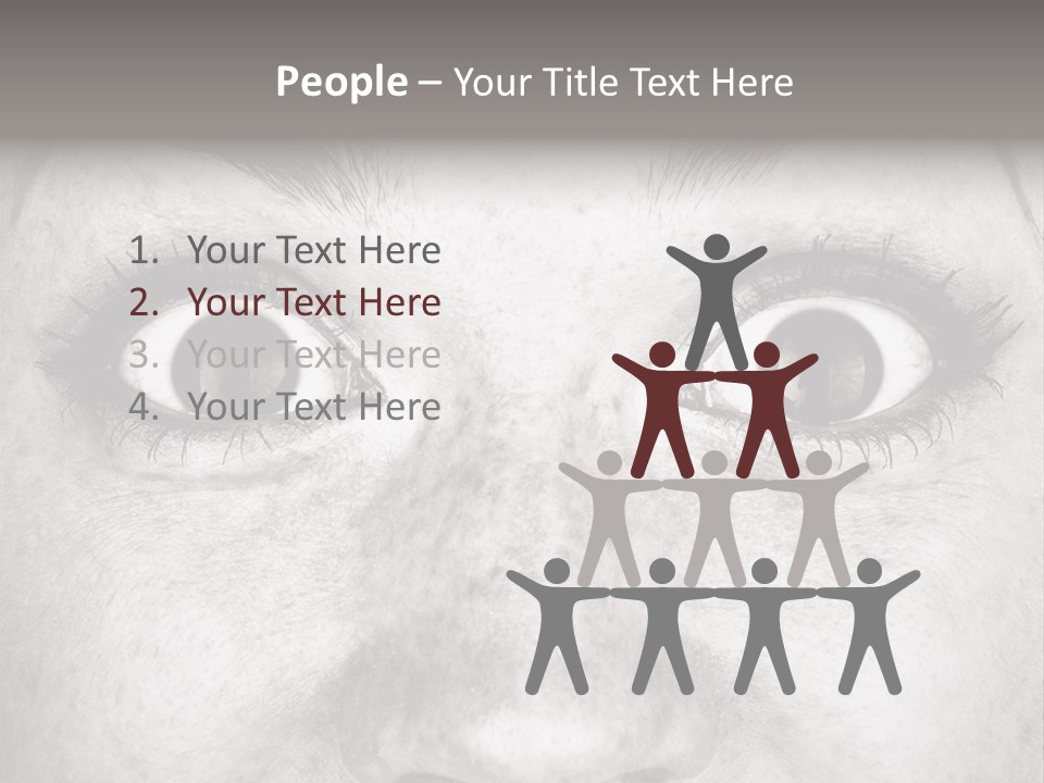 One Disbelief Toned PowerPoint Template