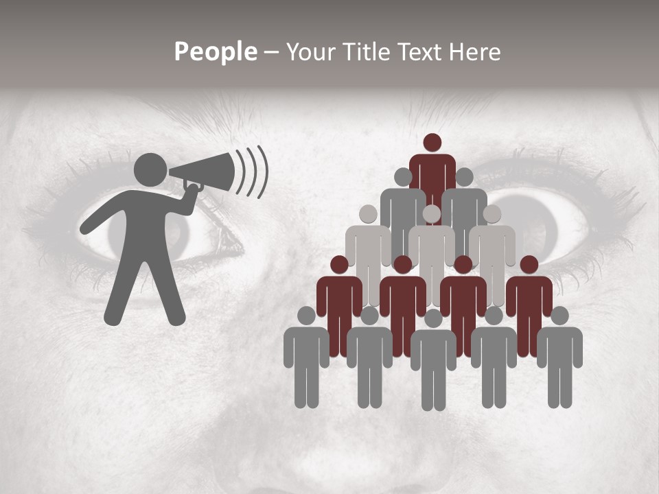 One Disbelief Toned PowerPoint Template