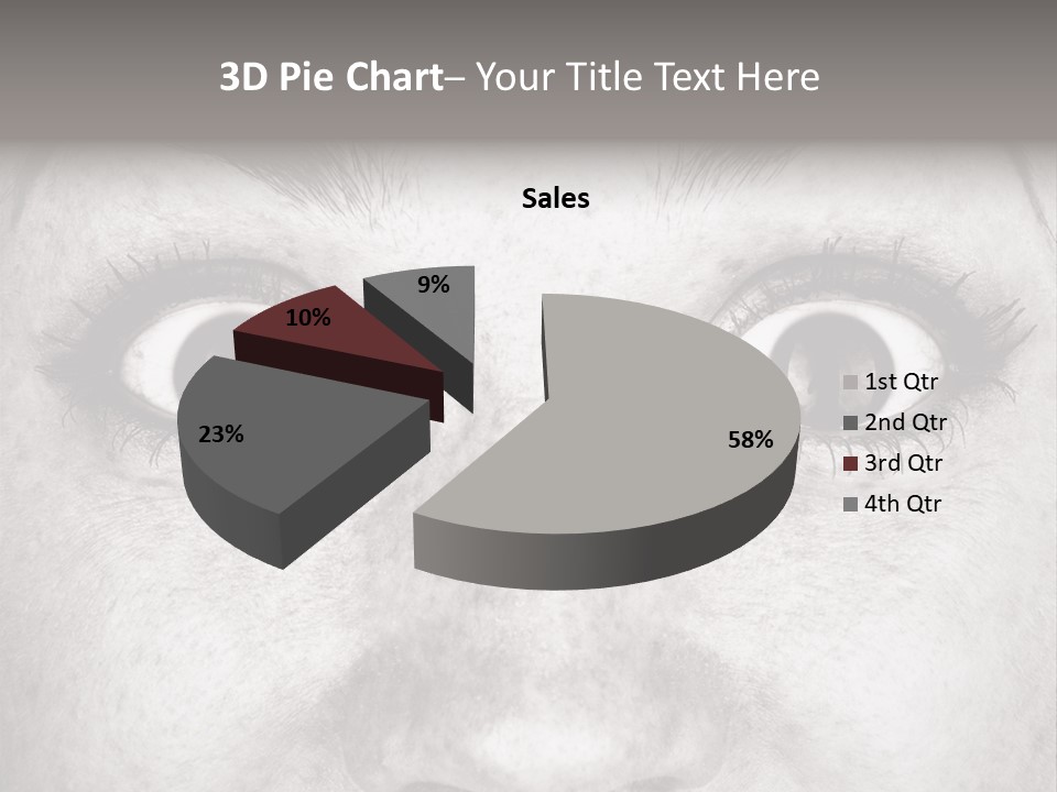 One Disbelief Toned PowerPoint Template