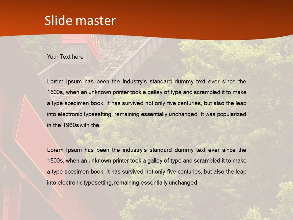 Urban Incline Public PowerPoint Template