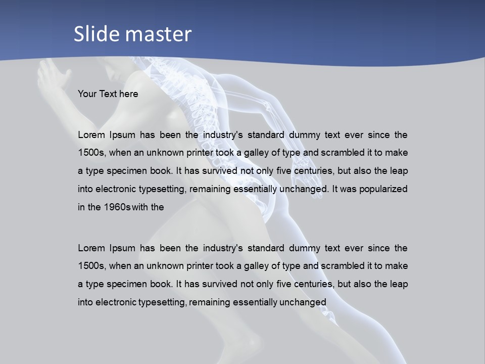 Black Healthcare Biology PowerPoint Template