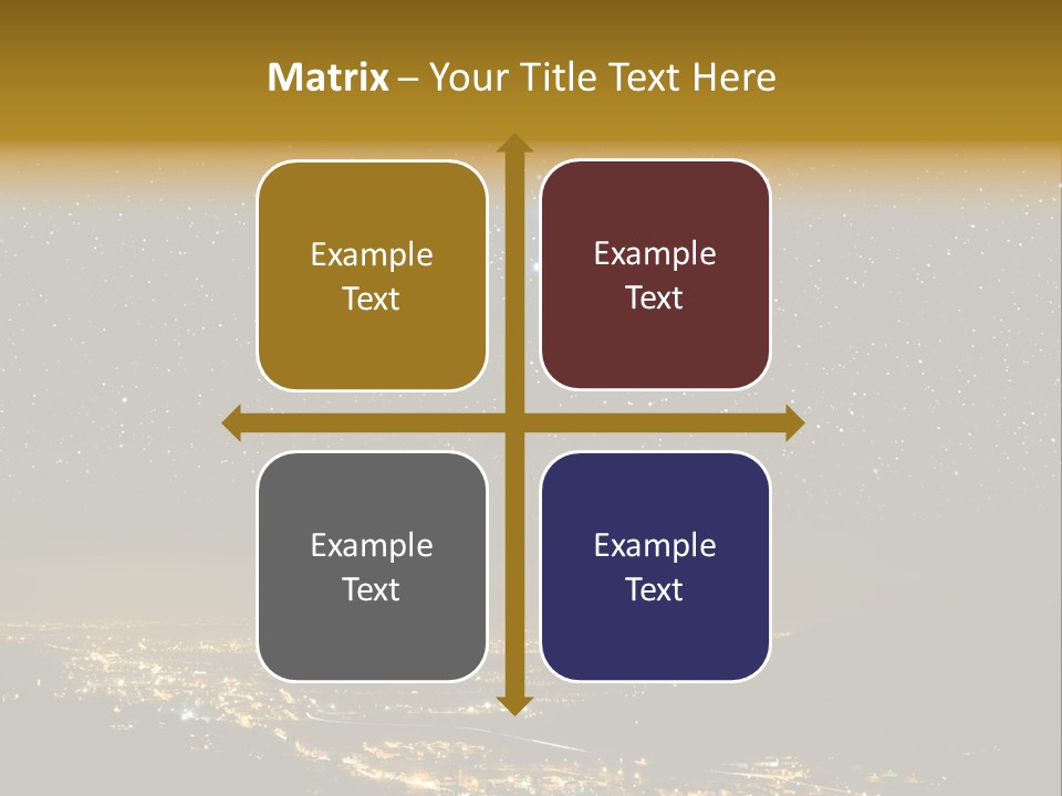 Hidden Dark Space PowerPoint Template