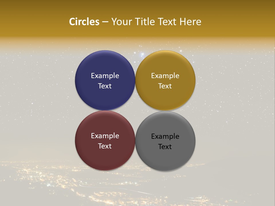 Hidden Dark Space PowerPoint Template