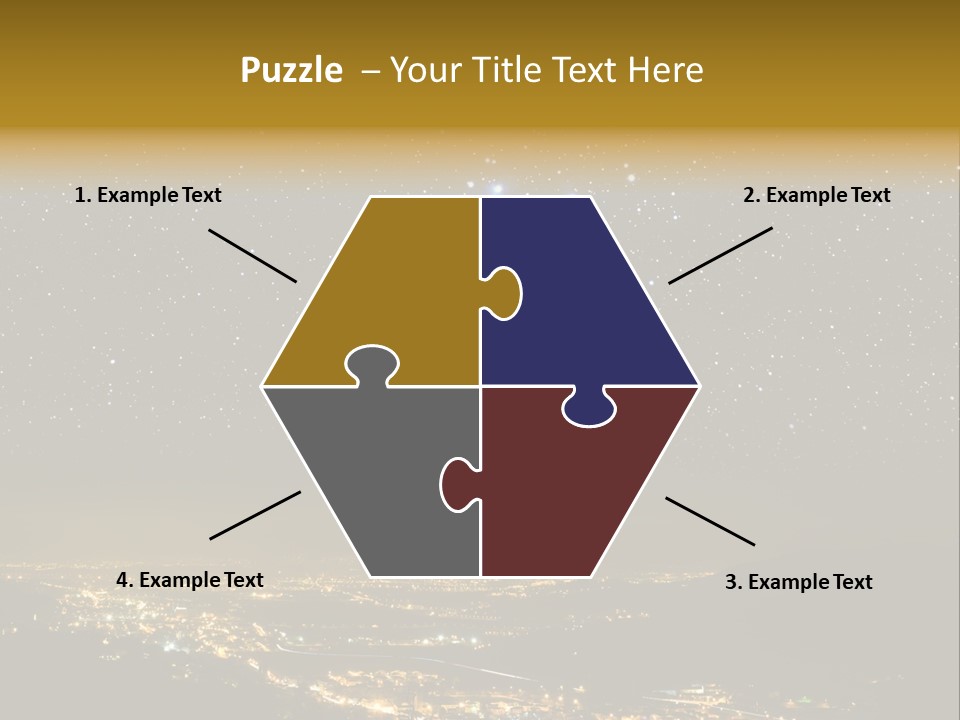 Hidden Dark Space PowerPoint Template