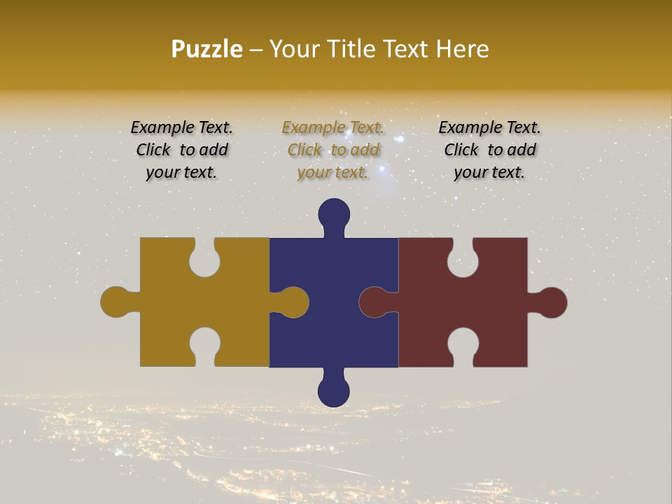 Hidden Dark Space PowerPoint Template