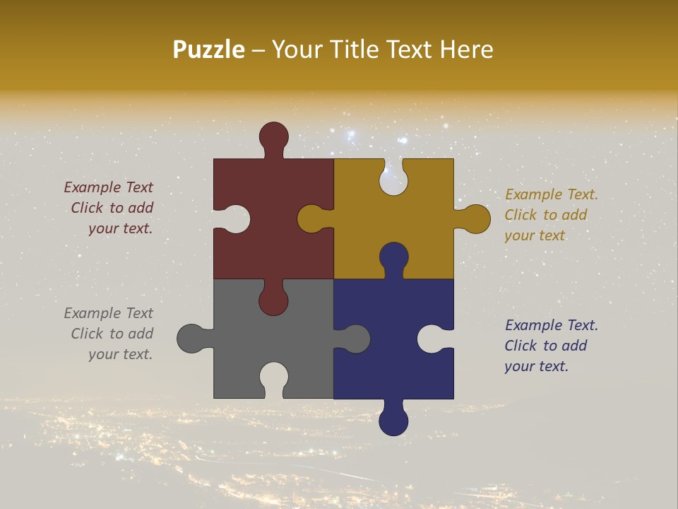Hidden Dark Space PowerPoint Template