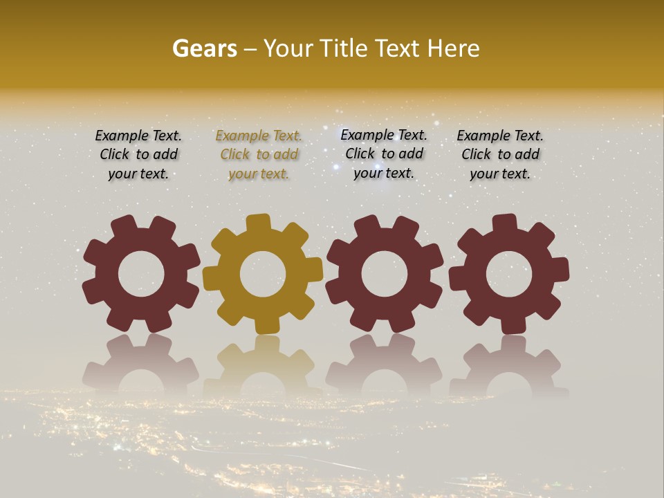 Hidden Dark Space PowerPoint Template