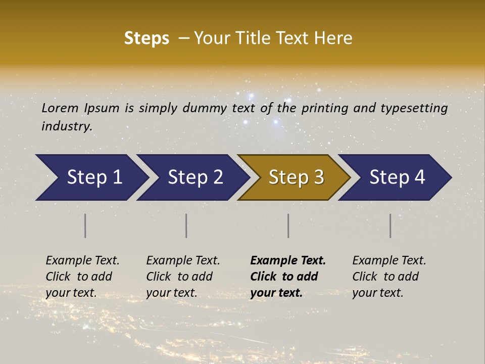 Hidden Dark Space PowerPoint Template