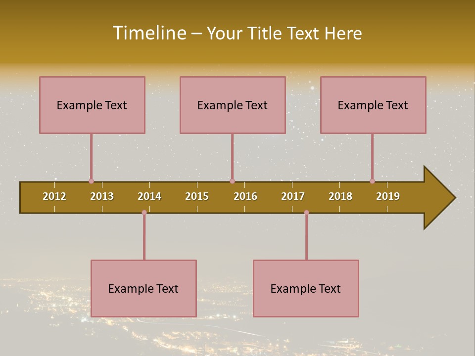 Hidden Dark Space PowerPoint Template
