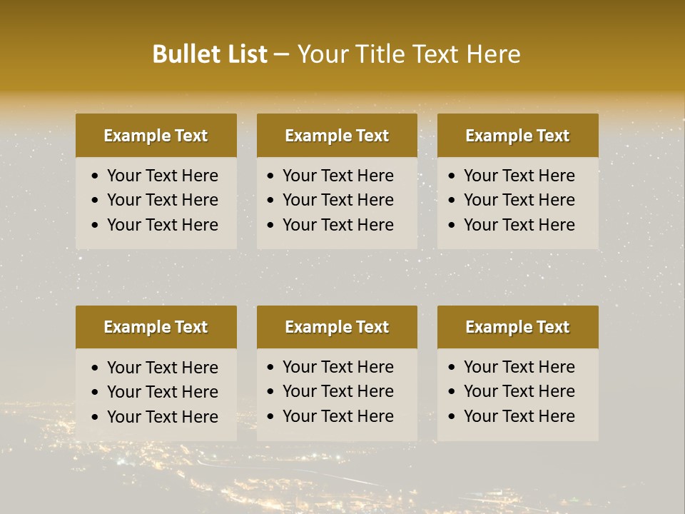 Hidden Dark Space PowerPoint Template