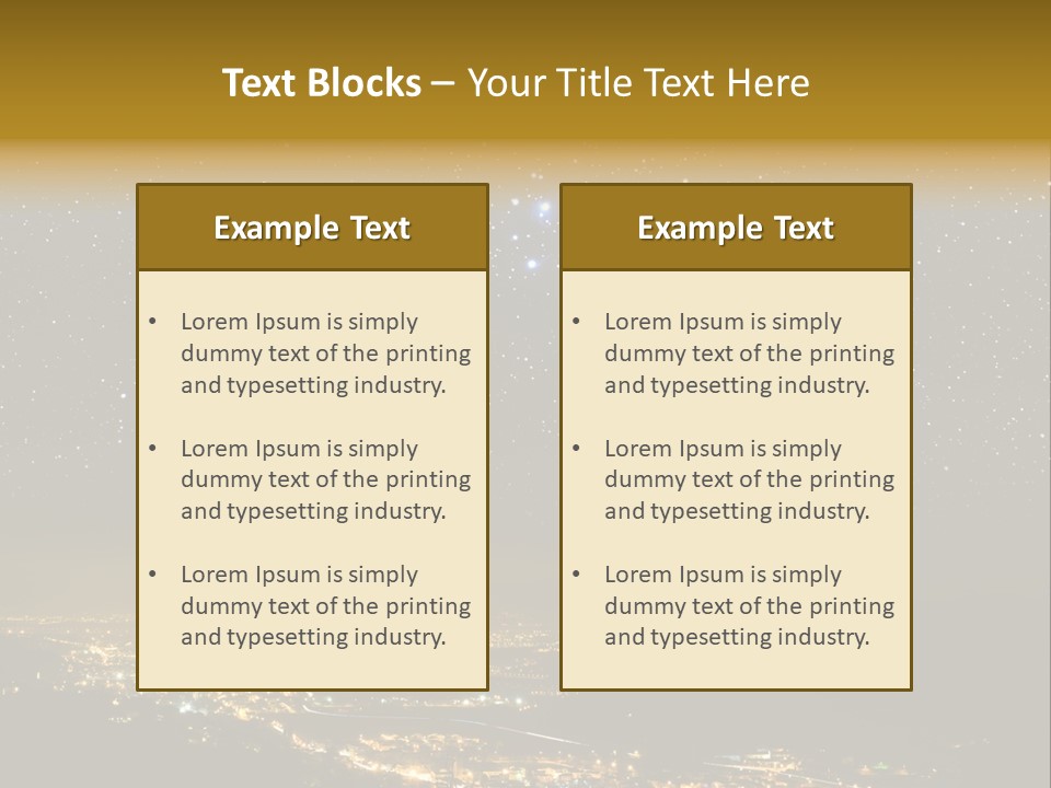 Hidden Dark Space PowerPoint Template