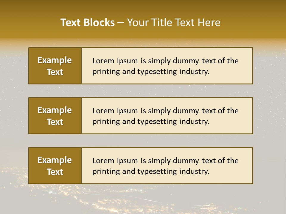 Hidden Dark Space PowerPoint Template