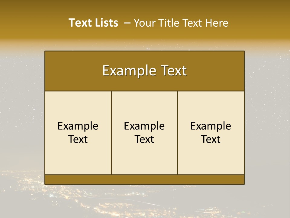 Hidden Dark Space PowerPoint Template