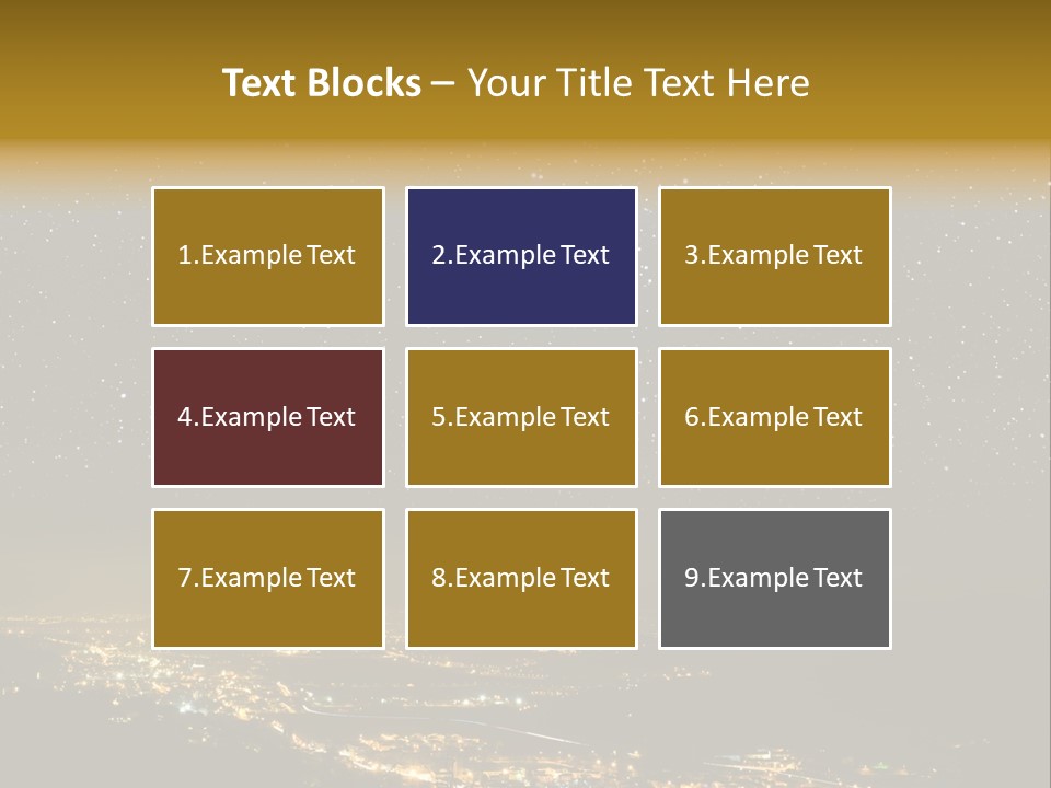 Hidden Dark Space PowerPoint Template
