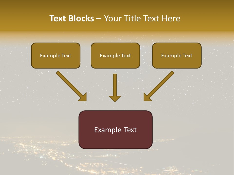 Hidden Dark Space PowerPoint Template