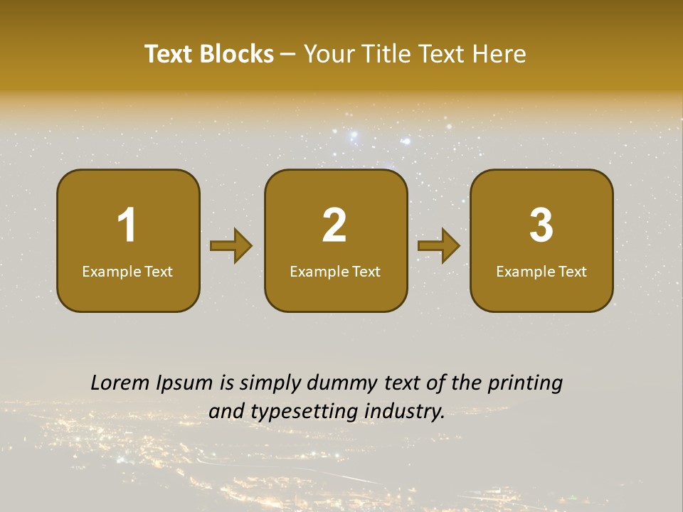 Hidden Dark Space PowerPoint Template