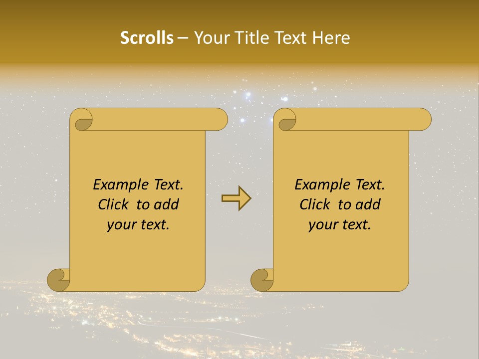Hidden Dark Space PowerPoint Template
