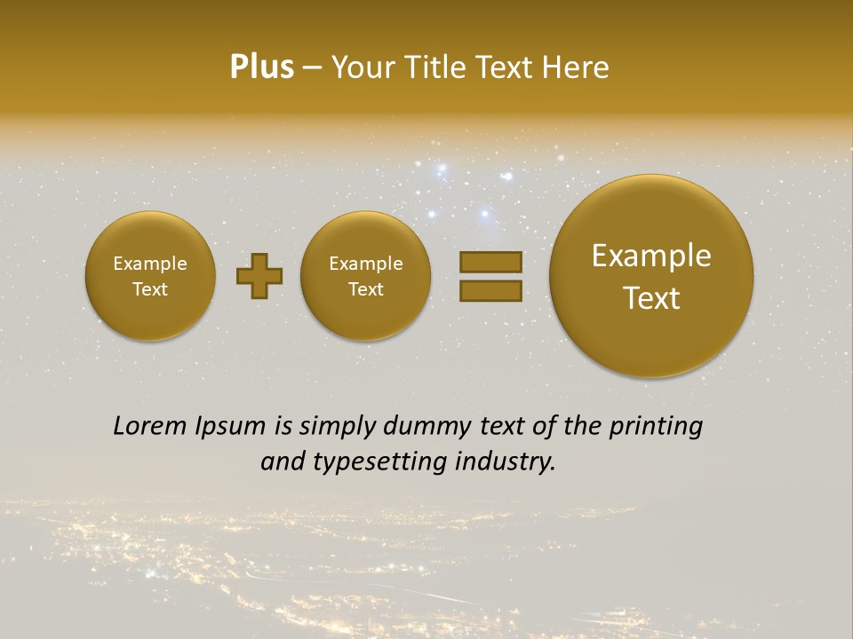 Hidden Dark Space PowerPoint Template