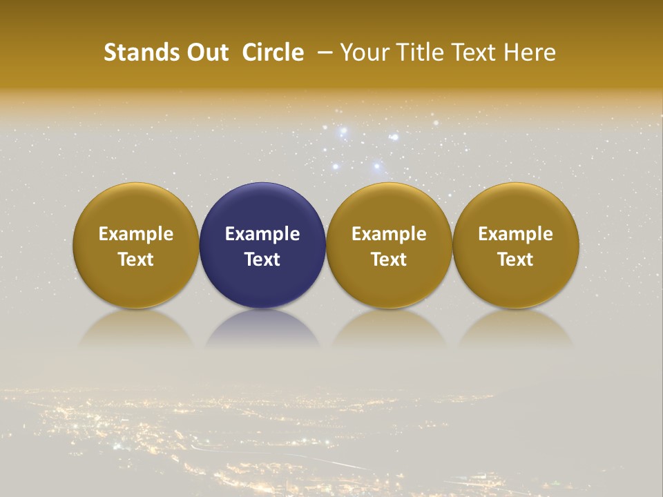 Hidden Dark Space PowerPoint Template