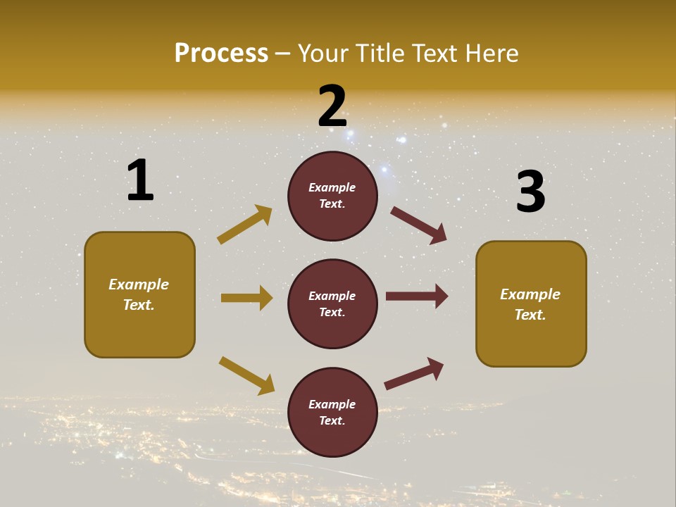 Hidden Dark Space PowerPoint Template