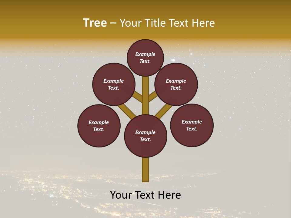 Hidden Dark Space PowerPoint Template