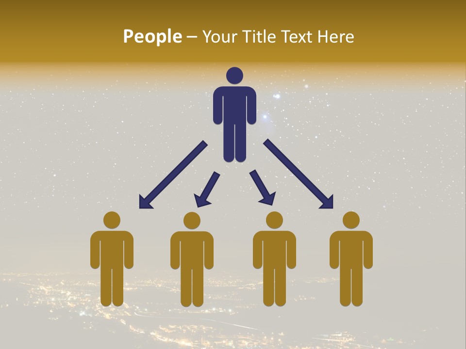 Hidden Dark Space PowerPoint Template