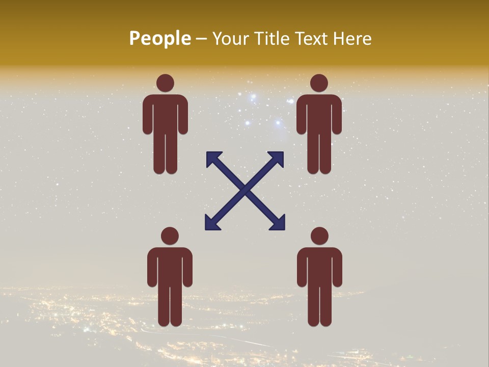 Hidden Dark Space PowerPoint Template