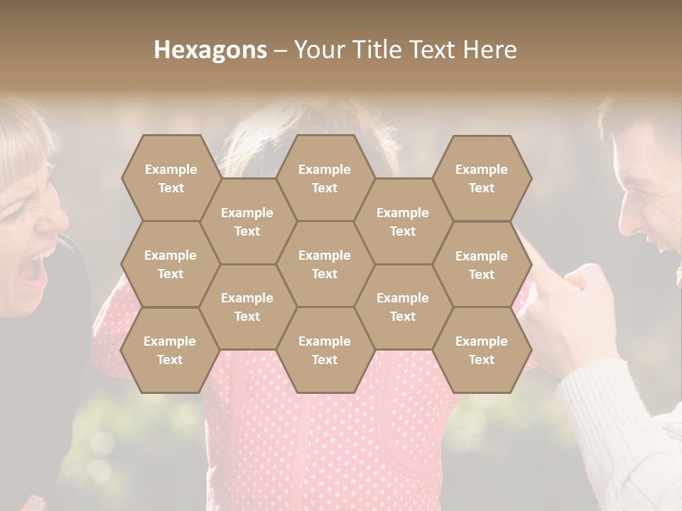 People Conflict Girl PowerPoint Template