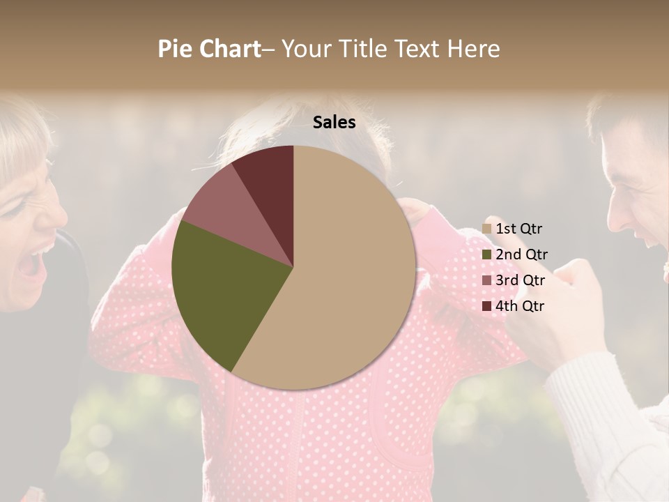 People Conflict Girl PowerPoint Template