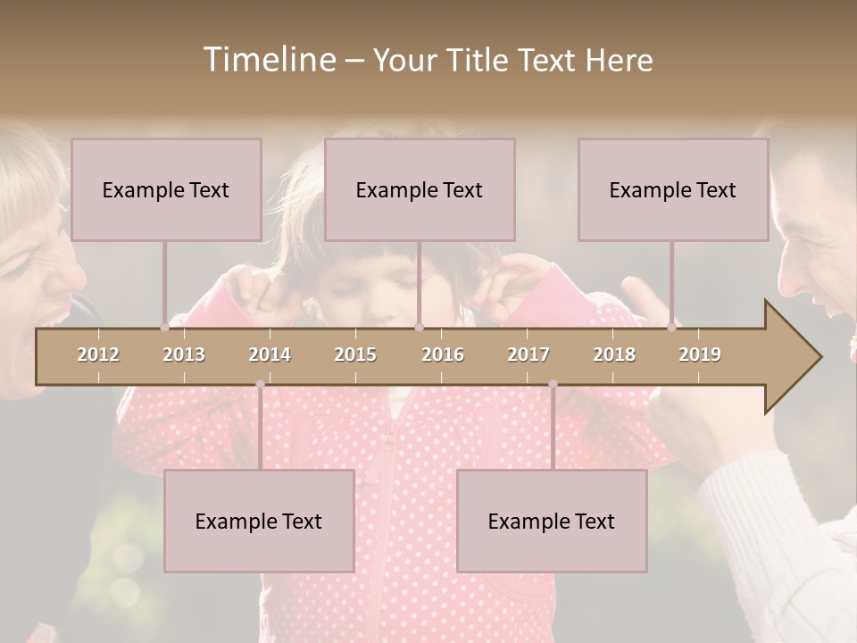 People Conflict Girl PowerPoint Template
