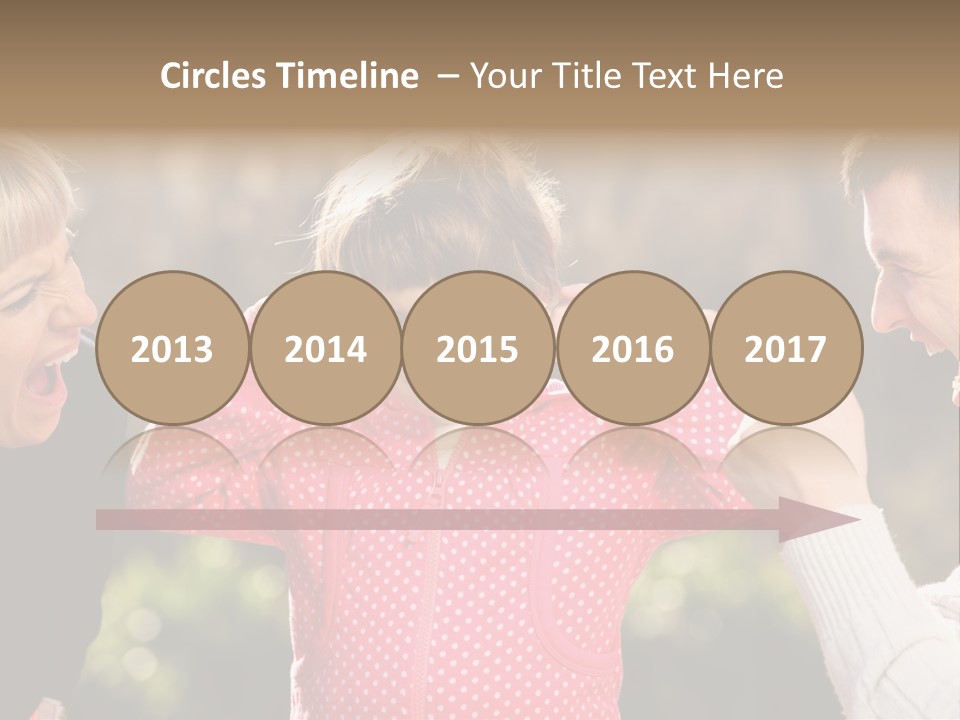 People Conflict Girl PowerPoint Template