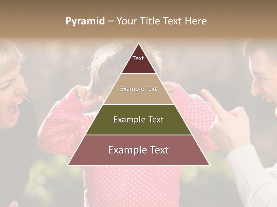 People Conflict Girl PowerPoint Template