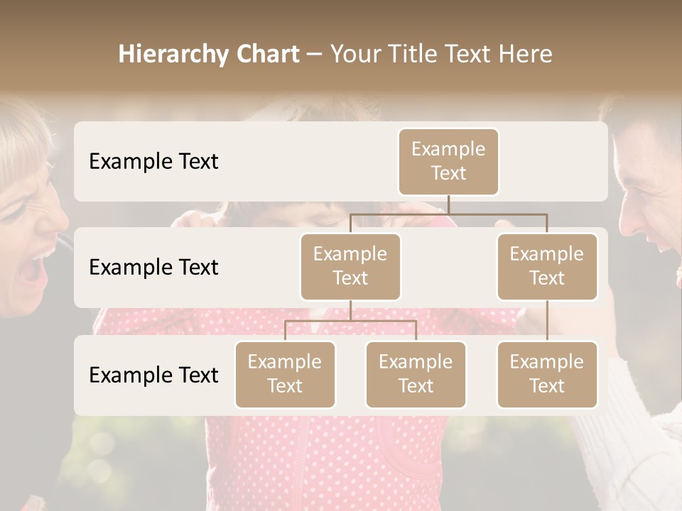People Conflict Girl PowerPoint Template