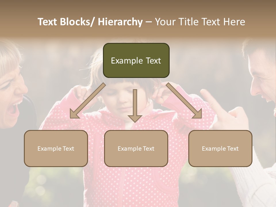 People Conflict Girl PowerPoint Template
