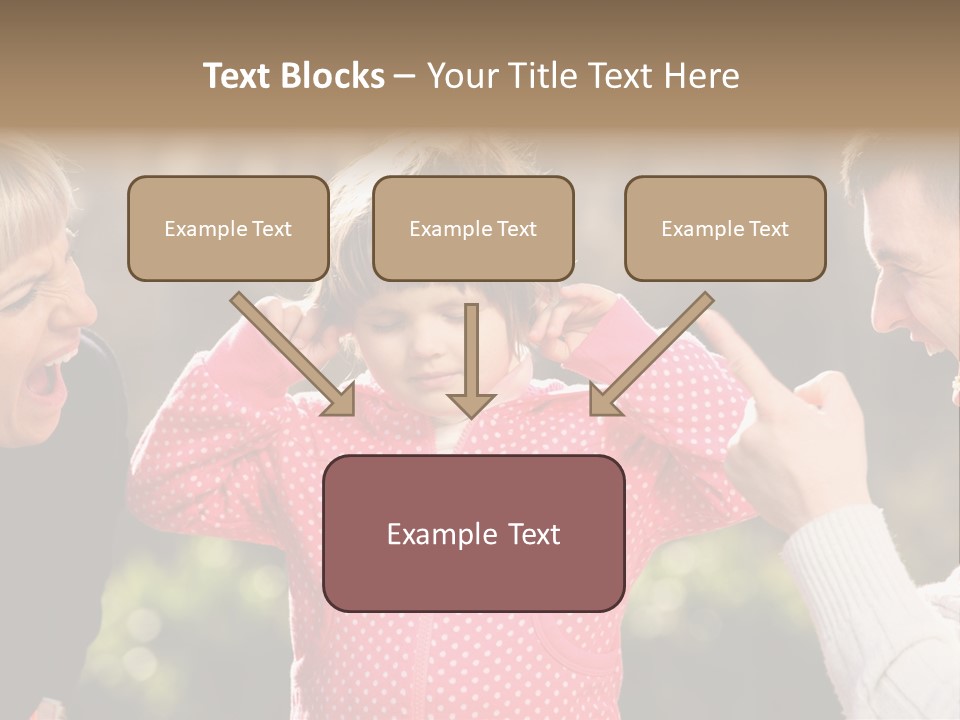 People Conflict Girl PowerPoint Template