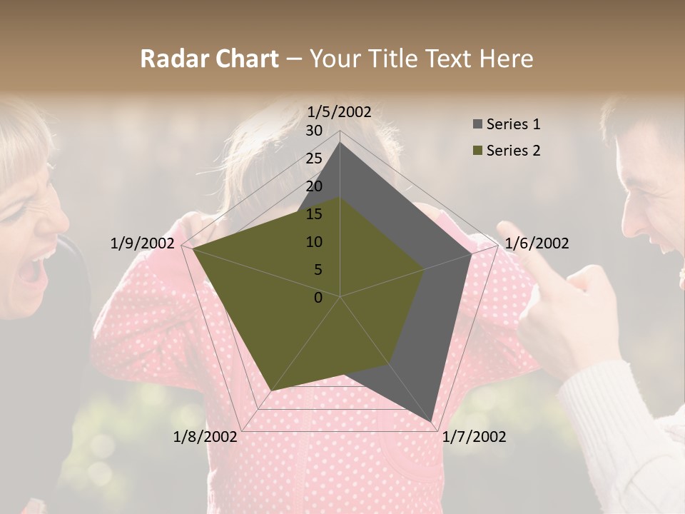 People Conflict Girl PowerPoint Template